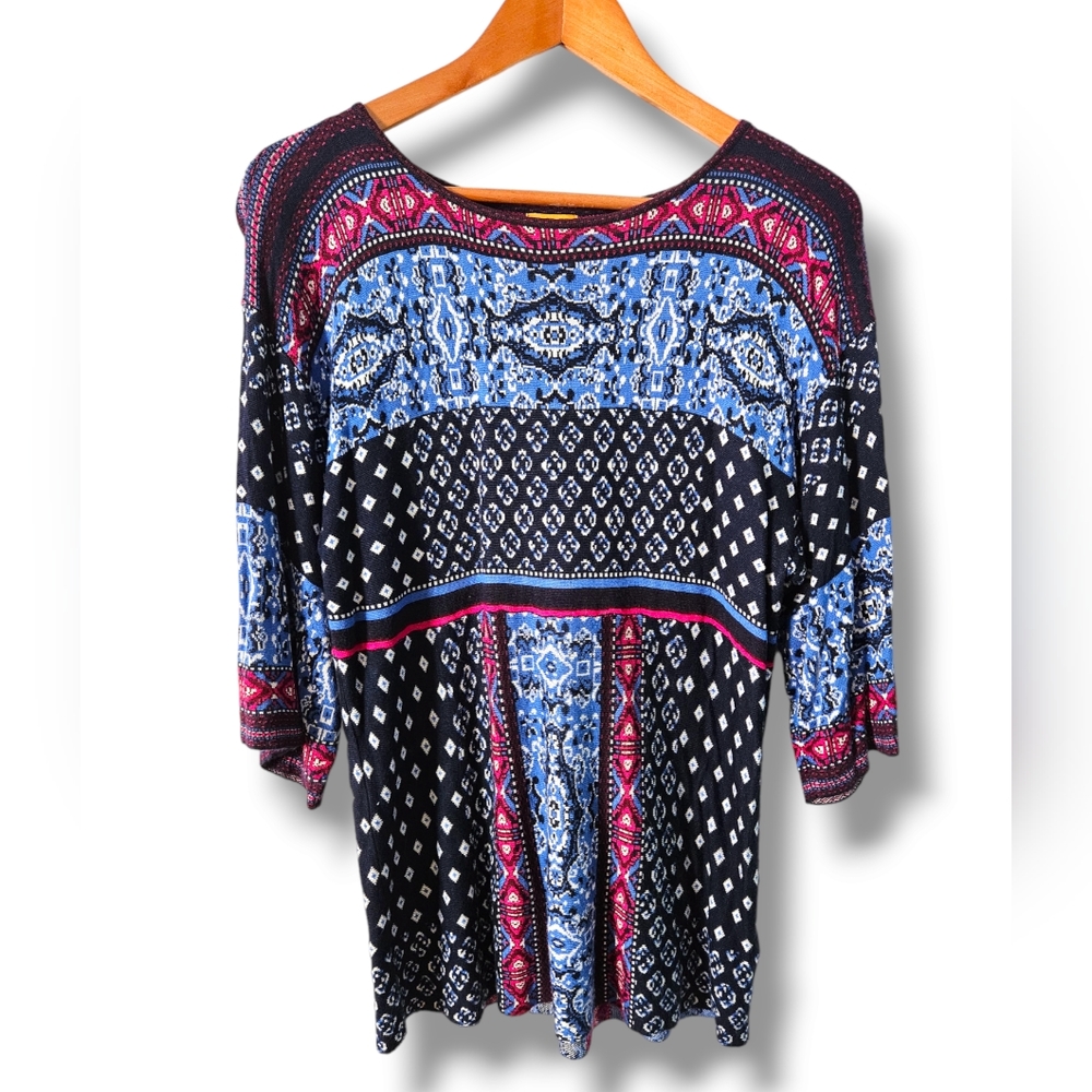 Ruby Rd Beaujolais Jacquard Pullover Sweater - image 1